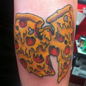 Didn't know you could slice a pizza with the Wu-Tang sword style, did ya?