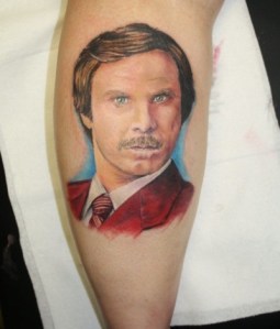 This tattoo smells of rich mahogany